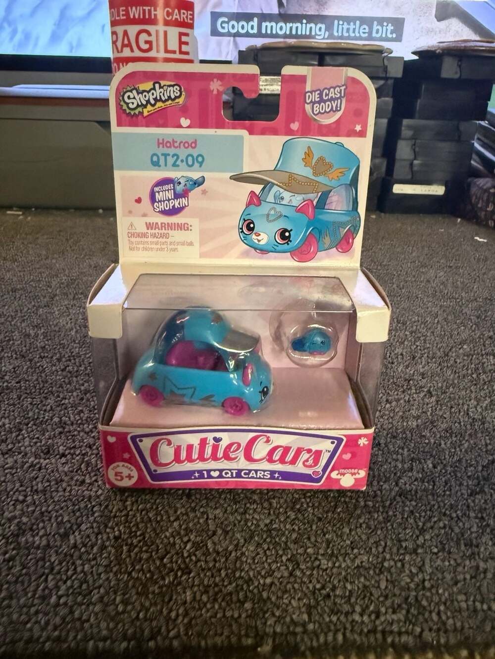 Shopkins Cutie Cars Series 2 Hatrod QT2-09 Die Cast Car with Mini Shopkin
